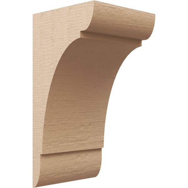 Ekena Millwork 12"W x 12"D x 24"H Wide Olympic Rough Cedar Woodgrain TimberThane Corbel, Primed Tan CORUR12X12X24OLYRCPR - main